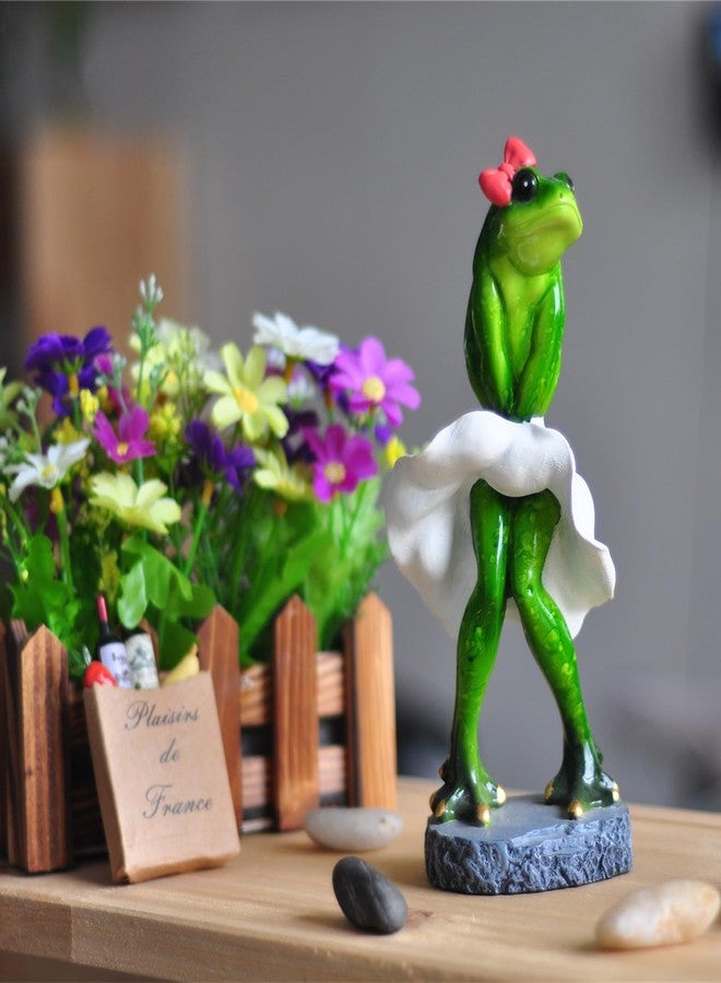 Queemie Sexy Monroe Pose Frog Resin Statues, Cute Creative Mascot Frogs 3D Collectible Figurines for Lady Women Memorial Xmas Birthday Valentine's Day Gifts - Image 5
